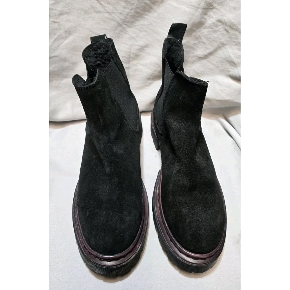 Danassa Chelsea Boots 39 Black Suede Portugal Warm Insulated